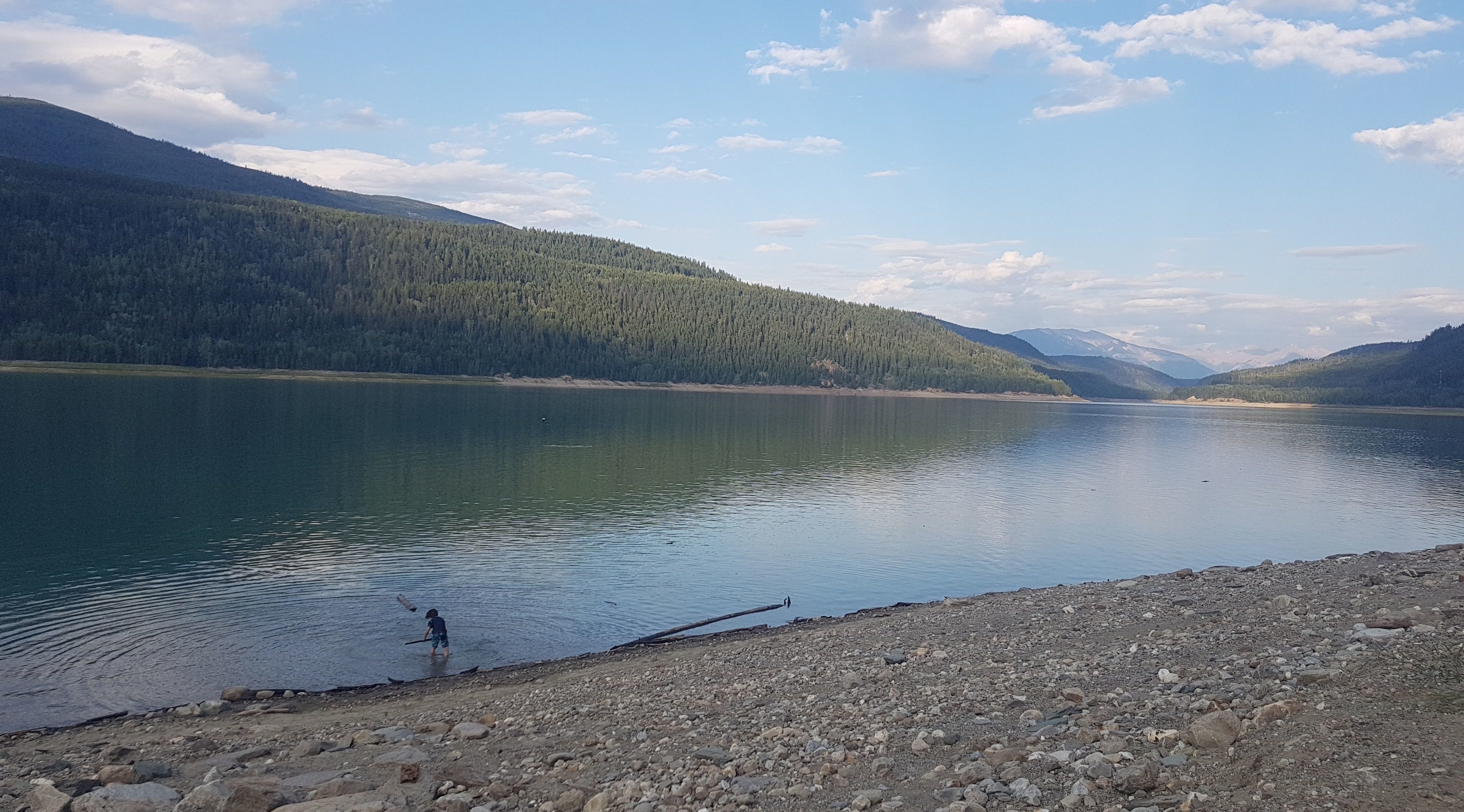 Kinbasket Lake British Columbia - Cold and Deep